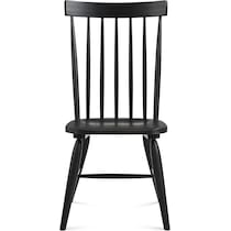 hayward black dining chair   