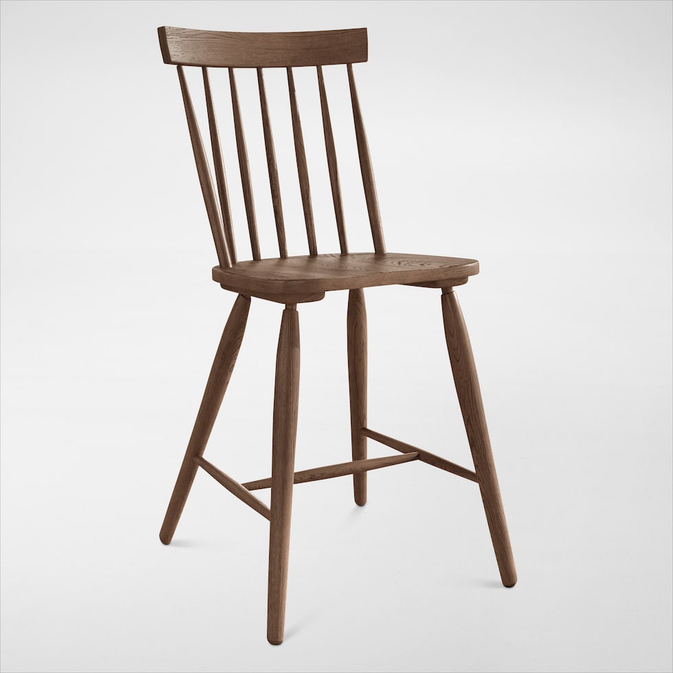 hayward dark brown counter height stool   