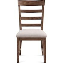 hayward dark brown dining chair   