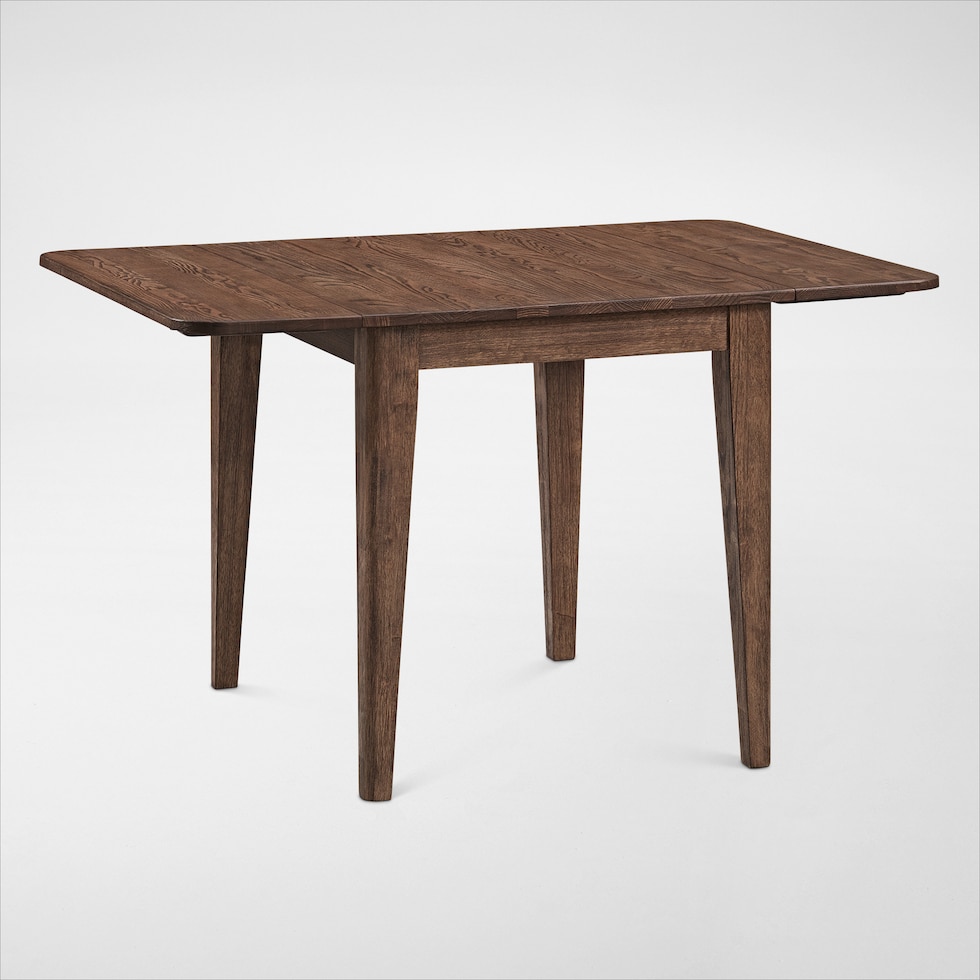 hayward dark brown dining table   