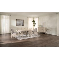 hayward white  pc dining room   