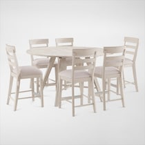 hayward white  pc dining room   