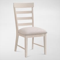 hayward white dining chair   