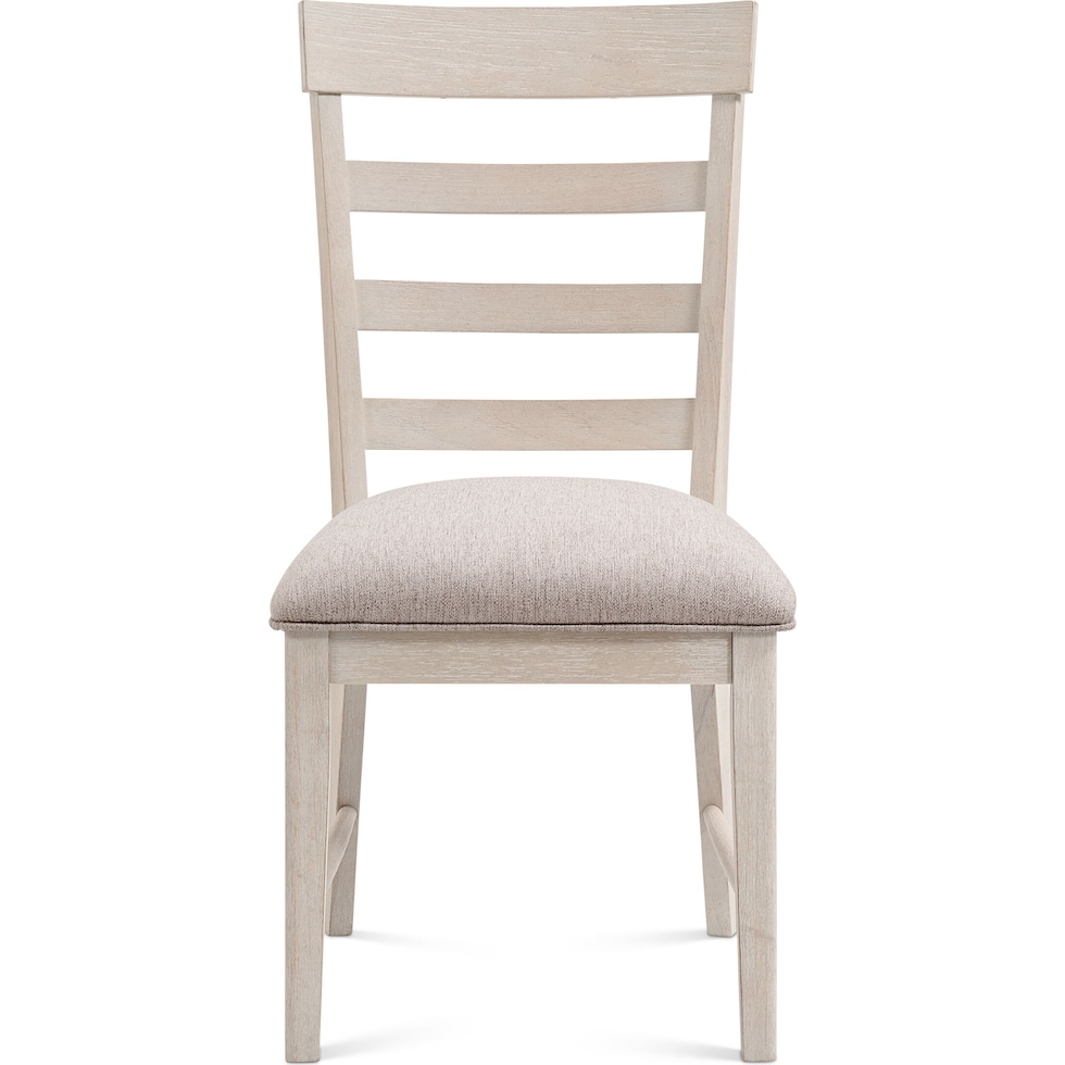 hayward white dining chair   