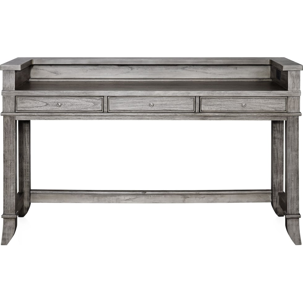 hazel tables gray console table   