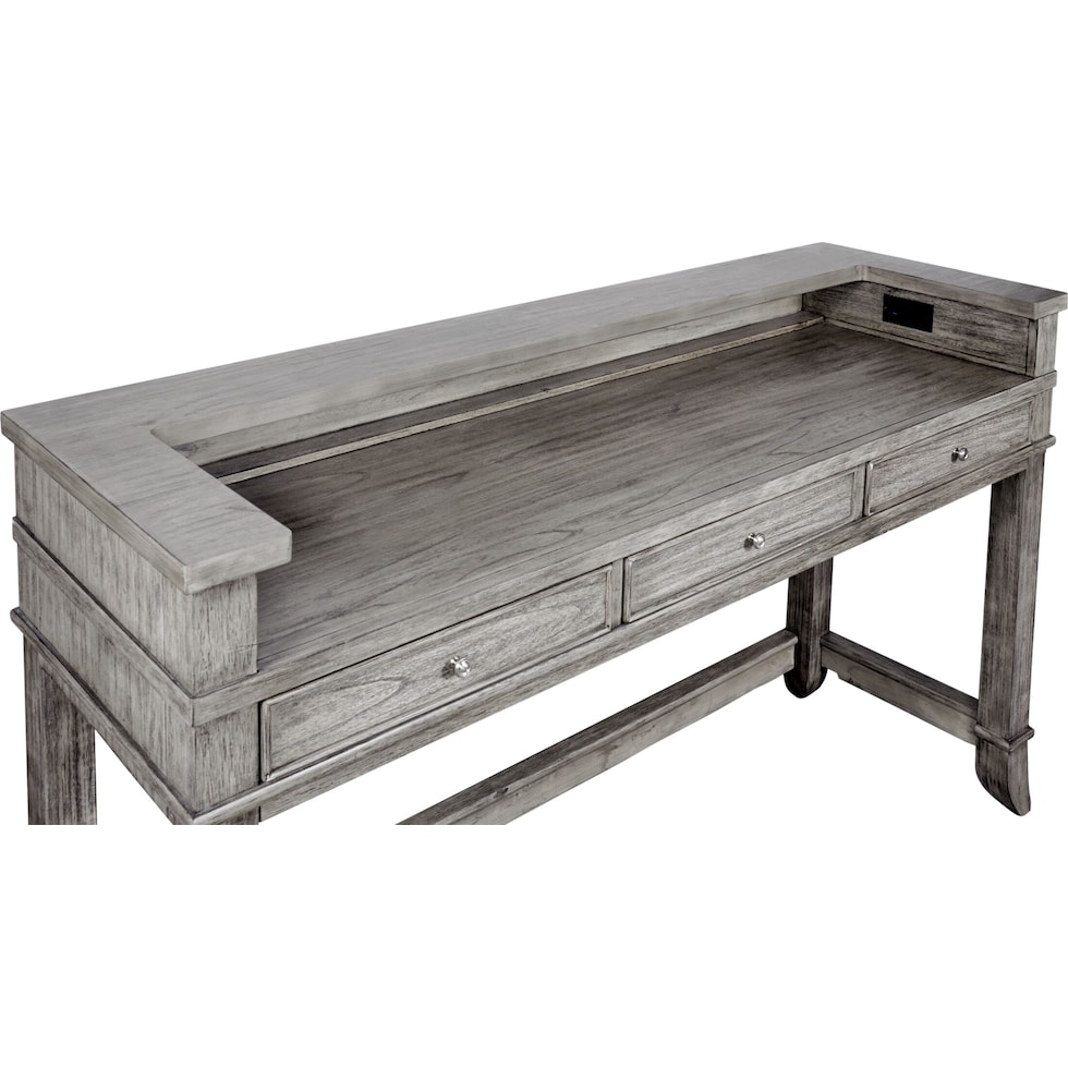 hazel tables gray console table   