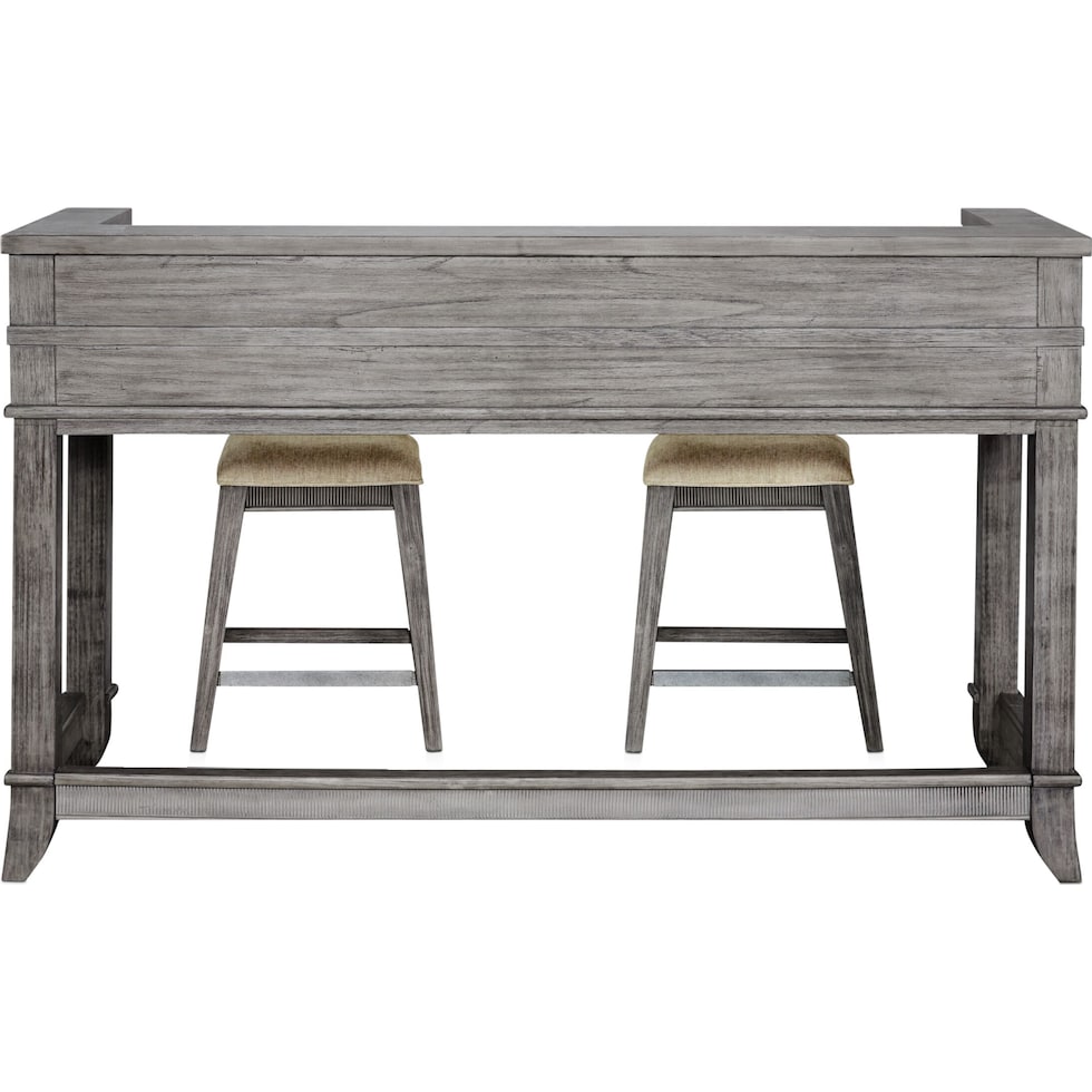 hazel tables gray console table   