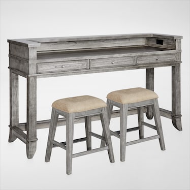 Hazel Gameday Console Table and 2 Stools