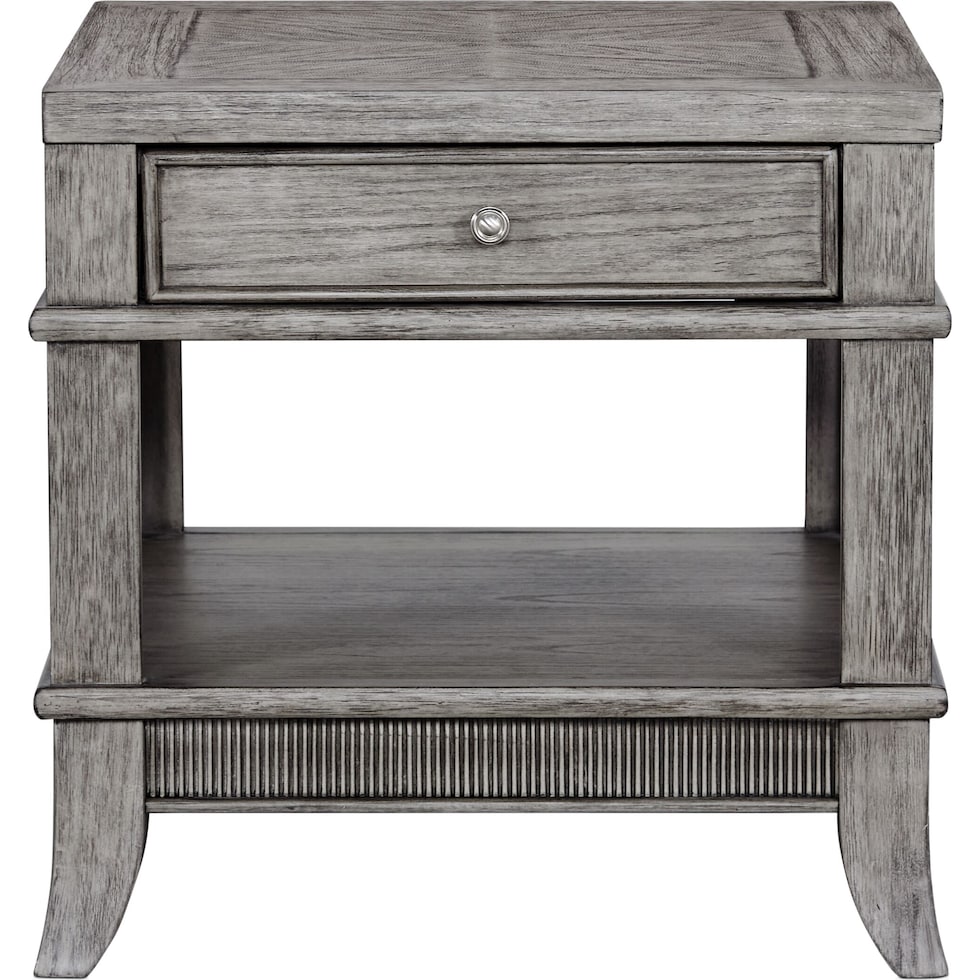 hazel tables gray end table   