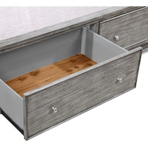 hazel gray  pc queen storage bedroom   