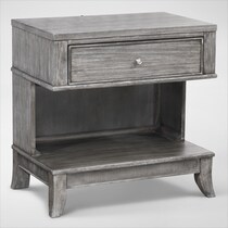 hazel gray  pc queen storage bedroom   