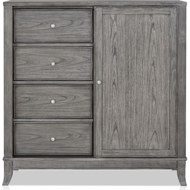 Hazel Door Chest - Gray