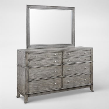Hazel Dresser and Mirror