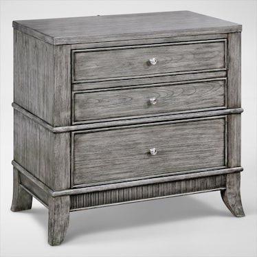 Hazel 2-Drawer Nightstand with USB Charging