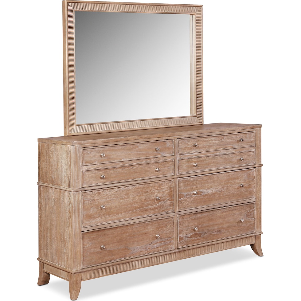 hazel light brown  pc king bedroom   