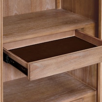 hazel light brown door chest   