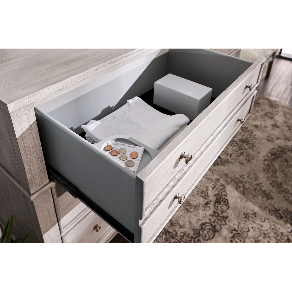 hazel white  pc king bedroom   