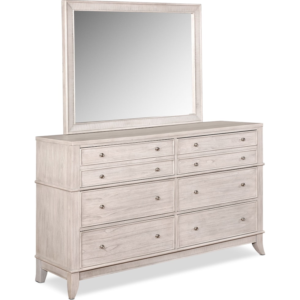 hazel white  pc king storage bedroom   