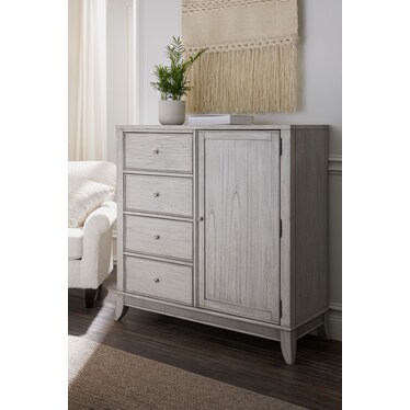 Hazel Door Chest - Water White
