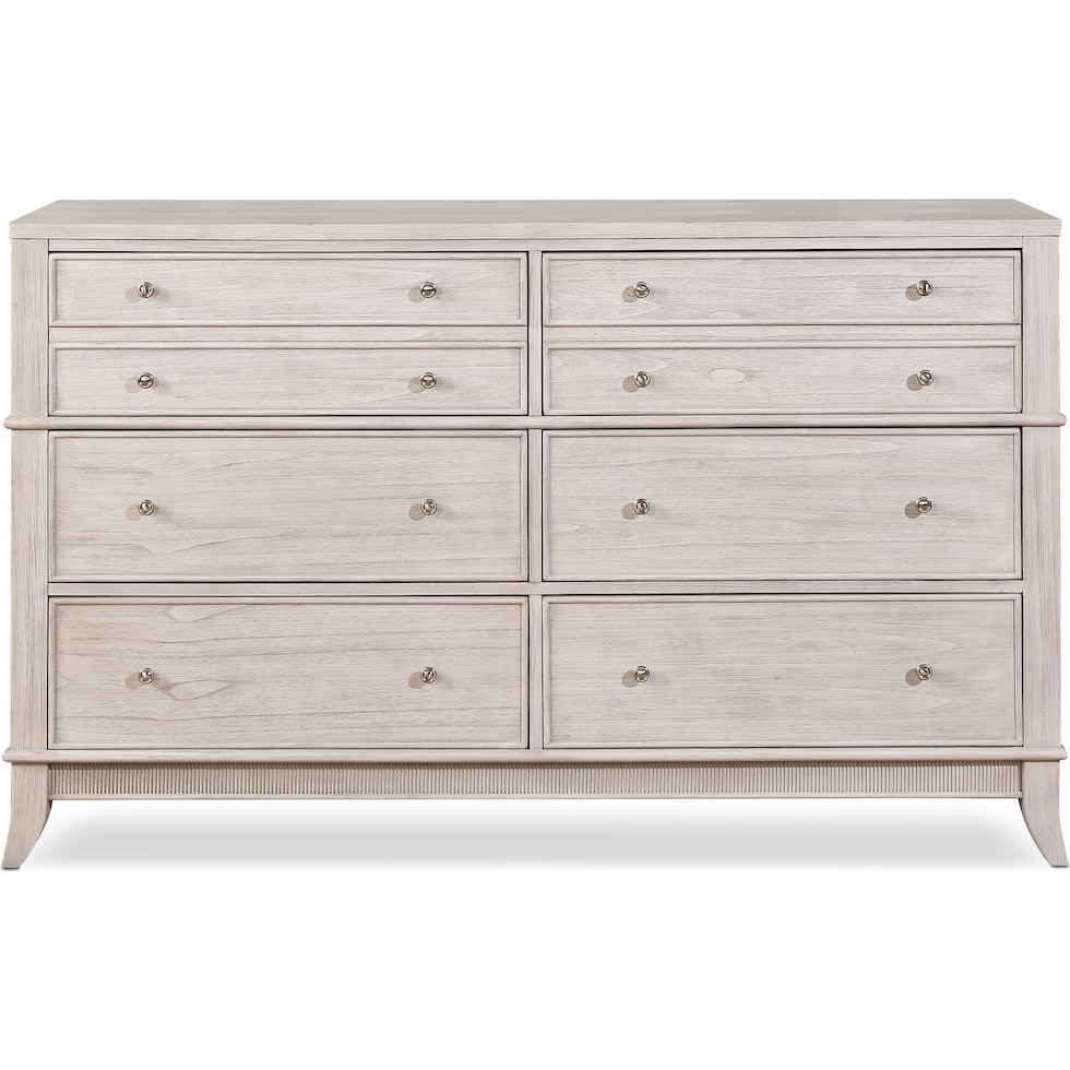 hazel white dresser and mirror   