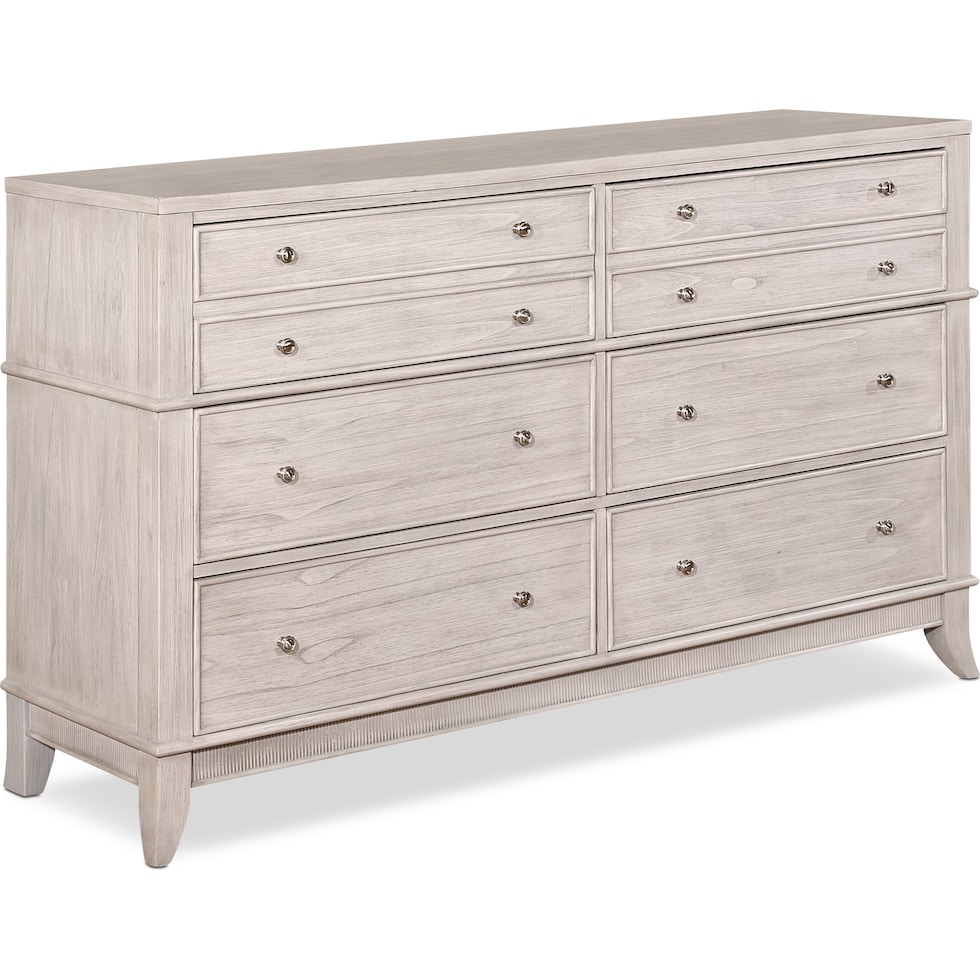 hazel white dresser and mirror   