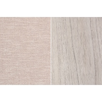 hazel white queen bed   