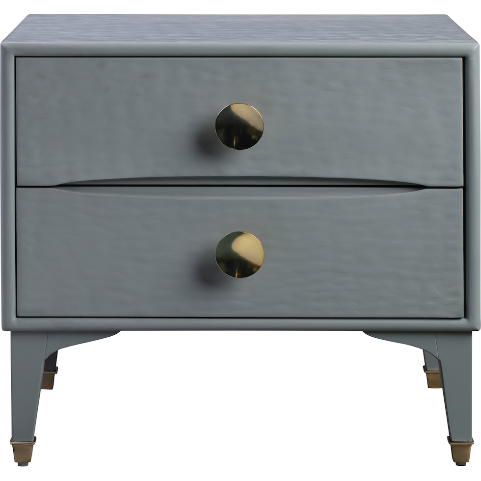 heather gray nightstand   