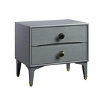 heather gray nightstand   