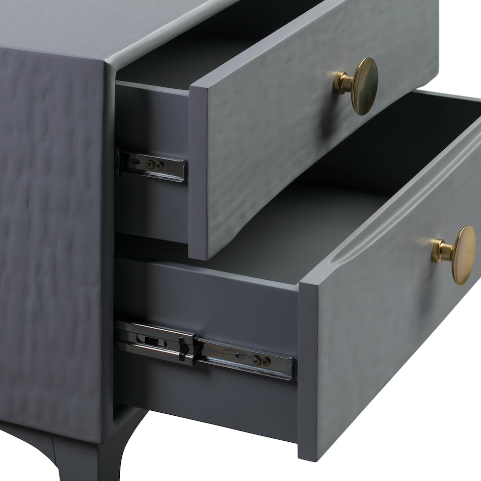 heather gray nightstand   