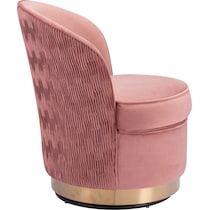 heather pink accent chair   