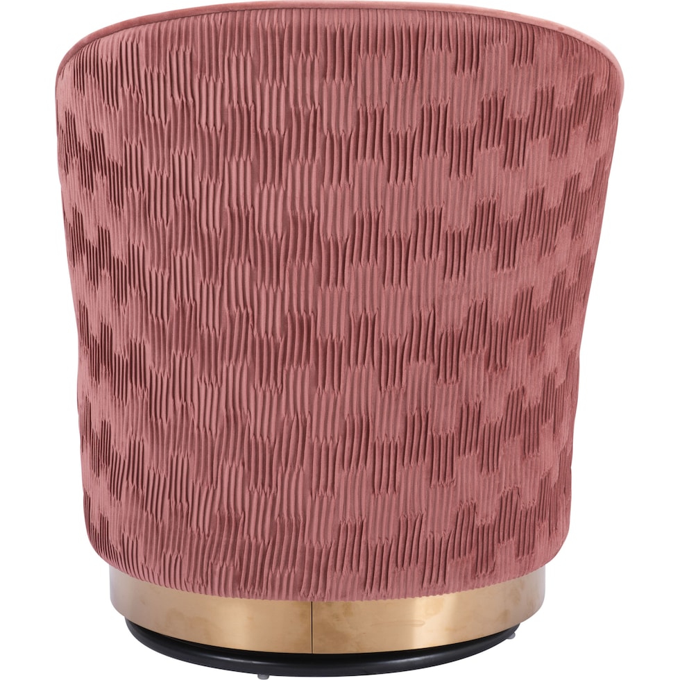 heather pink accent chair   