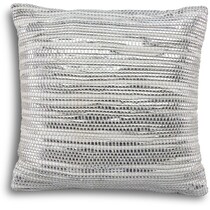 heed silver accent pillow   