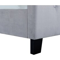 heiress gray king bed   
