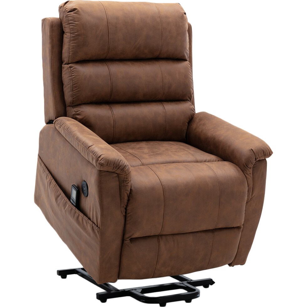 helen dark brown lift chair   
