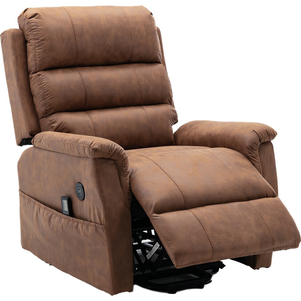 helen dark brown lift chair   