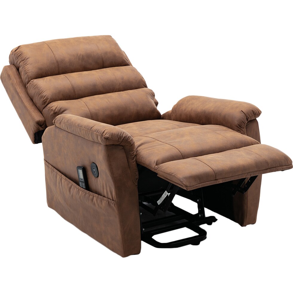 helen dark brown lift chair   