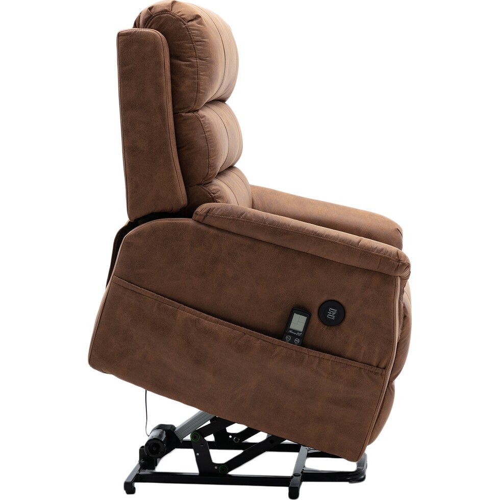 helen dark brown lift chair   