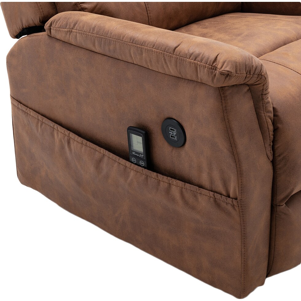 helen dark brown lift chair   