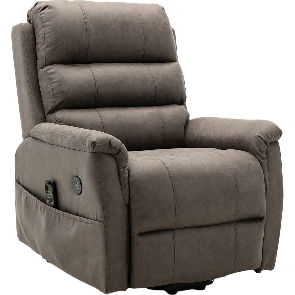 Helen Power Lift Chair Gray American Signature Furniture
