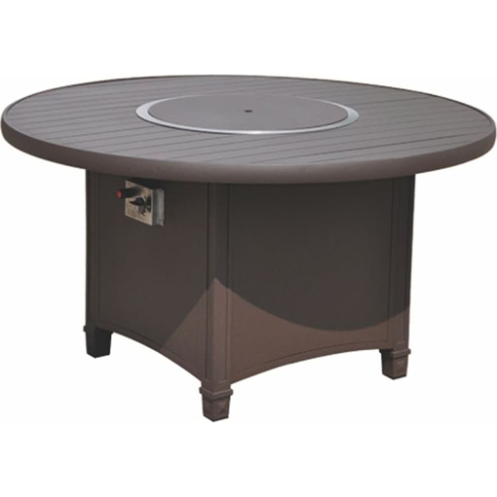 helena dark brown fire pit   