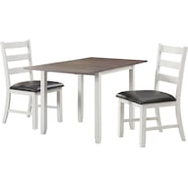hemingway dark brown  pc dining room   