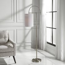 hendra gold floor lamp   