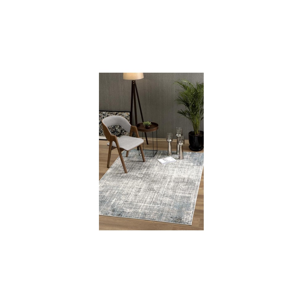 henning gray area rug  x    