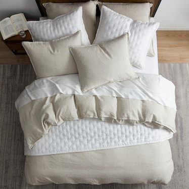 Henry Queen Linen Duvet Cover Set