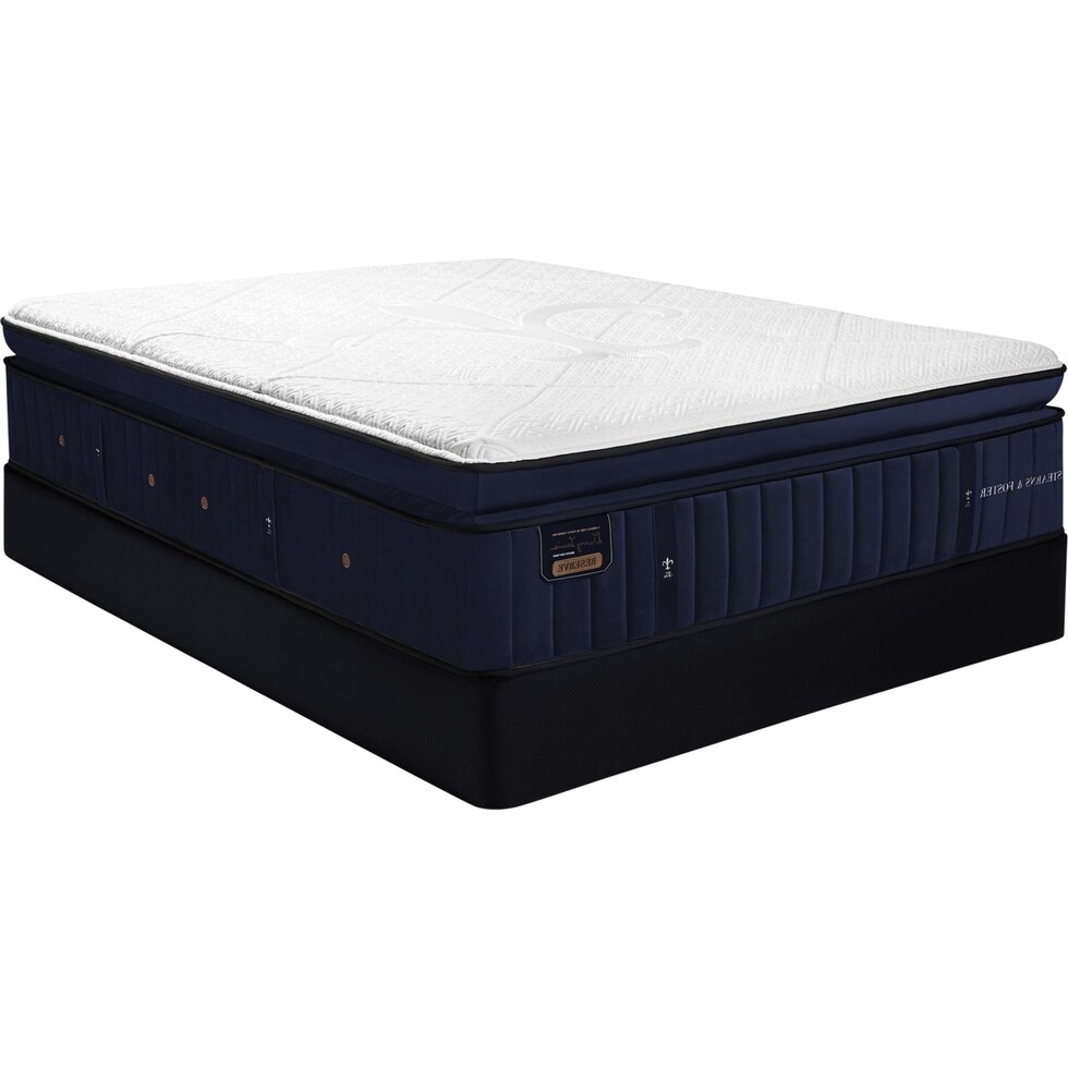 hepburn white queen mattress split foundation set   