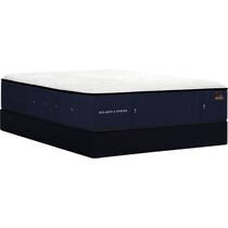 hepburn white queen mattress split low profile foundation set   