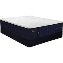 hepburn white queen mattress split low profile foundation set   