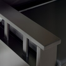 herbert black storage bench   