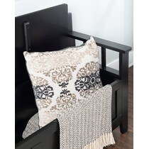 herbert black storage bench   