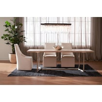 heritage brown dining table   